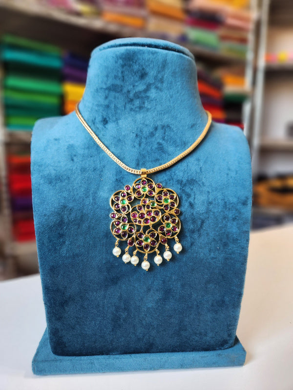 Peacock Chain Pendant | Margam Jewelry
