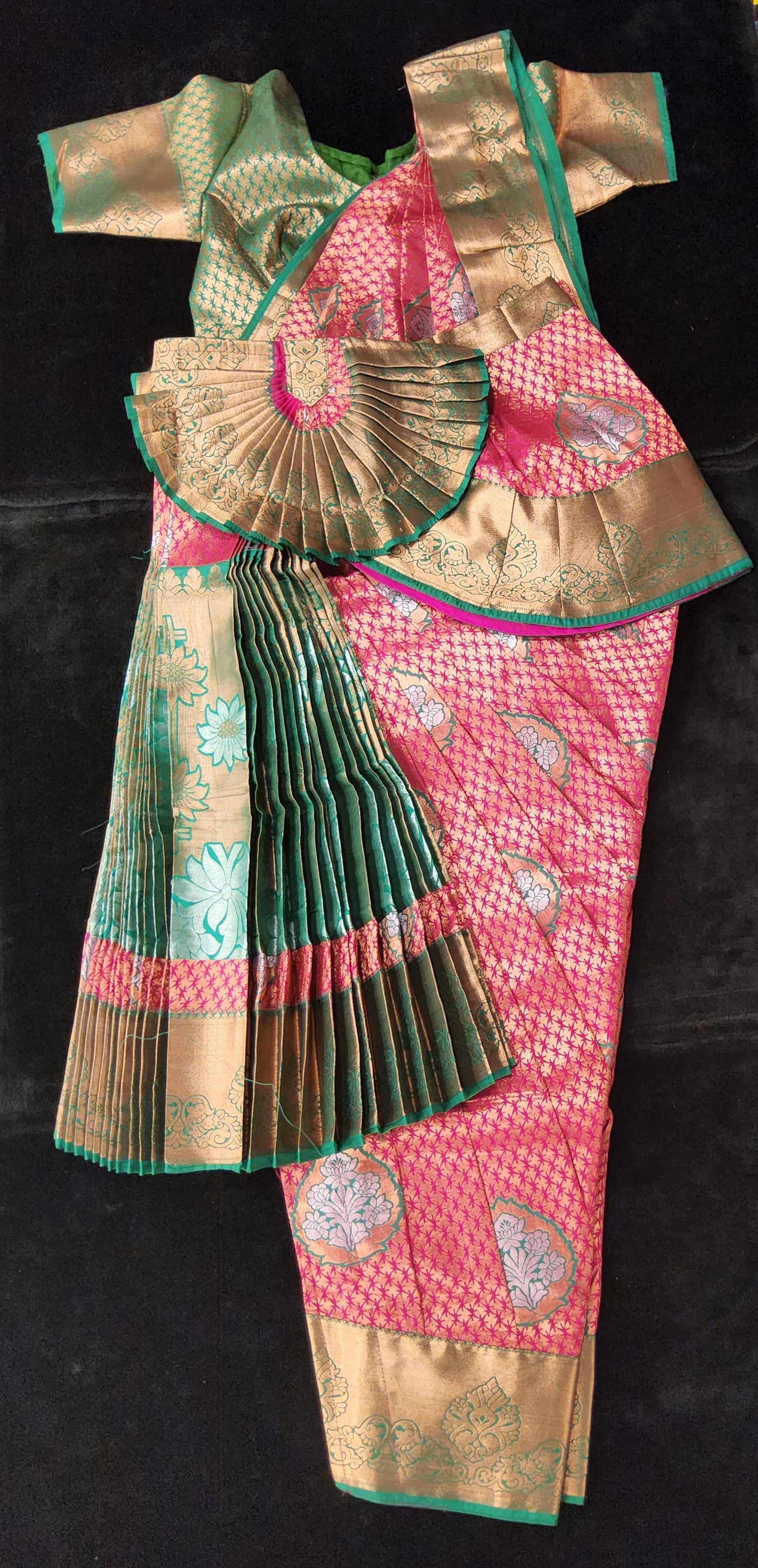 Bharatnatyam Dress Readymade Dance Costume Shanthi Tailors