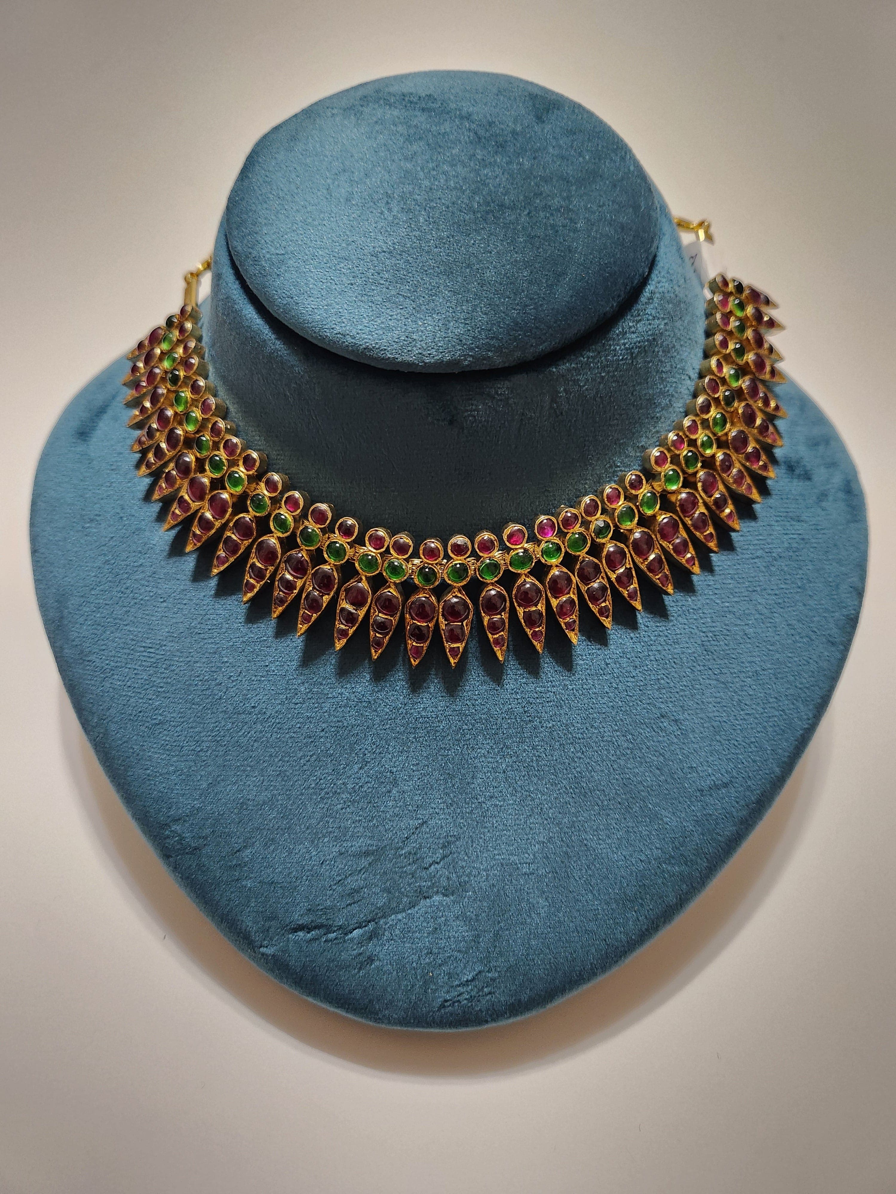 Mullai Poo Short Necklace | Original Temple Jewelry