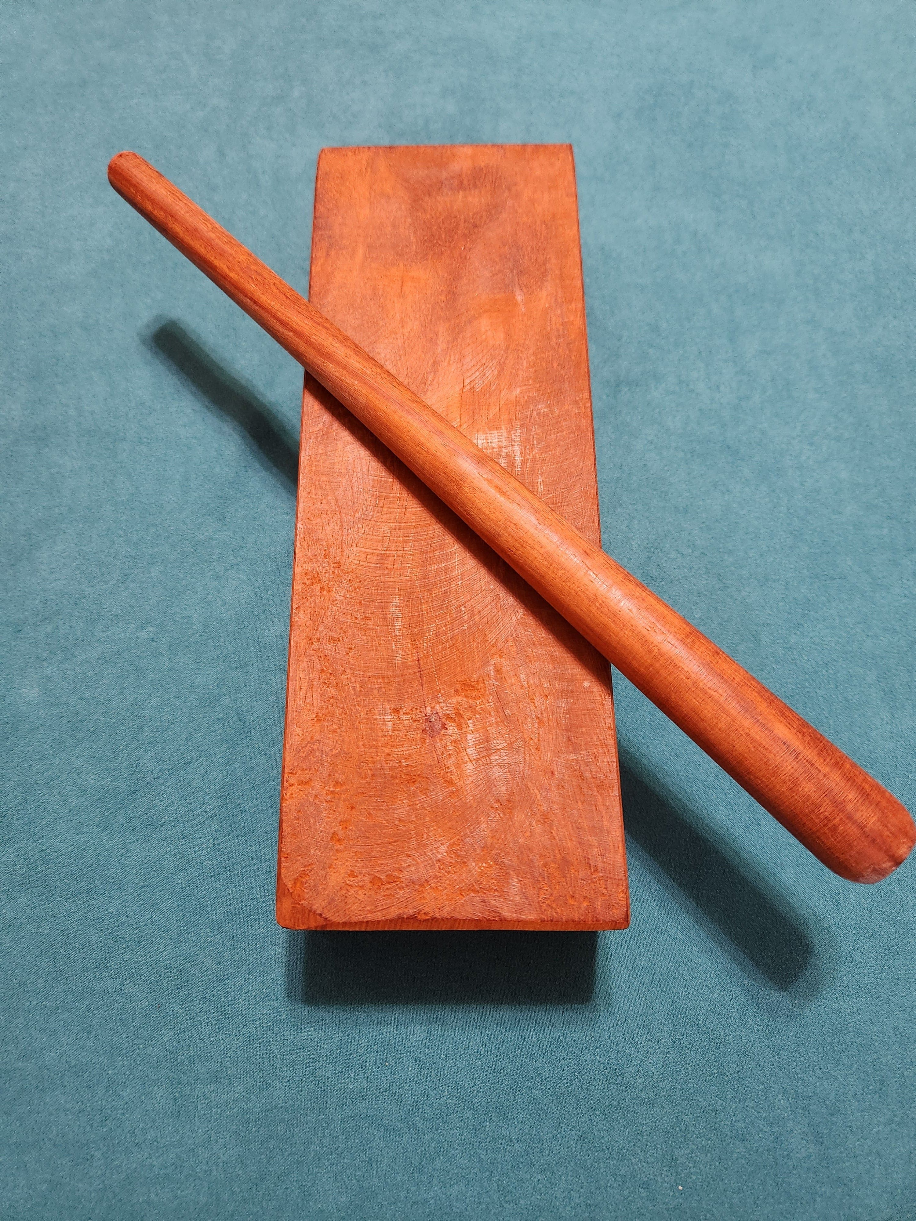 Thattu Mannai and Stick – Wooden Kit for Nattuvangam