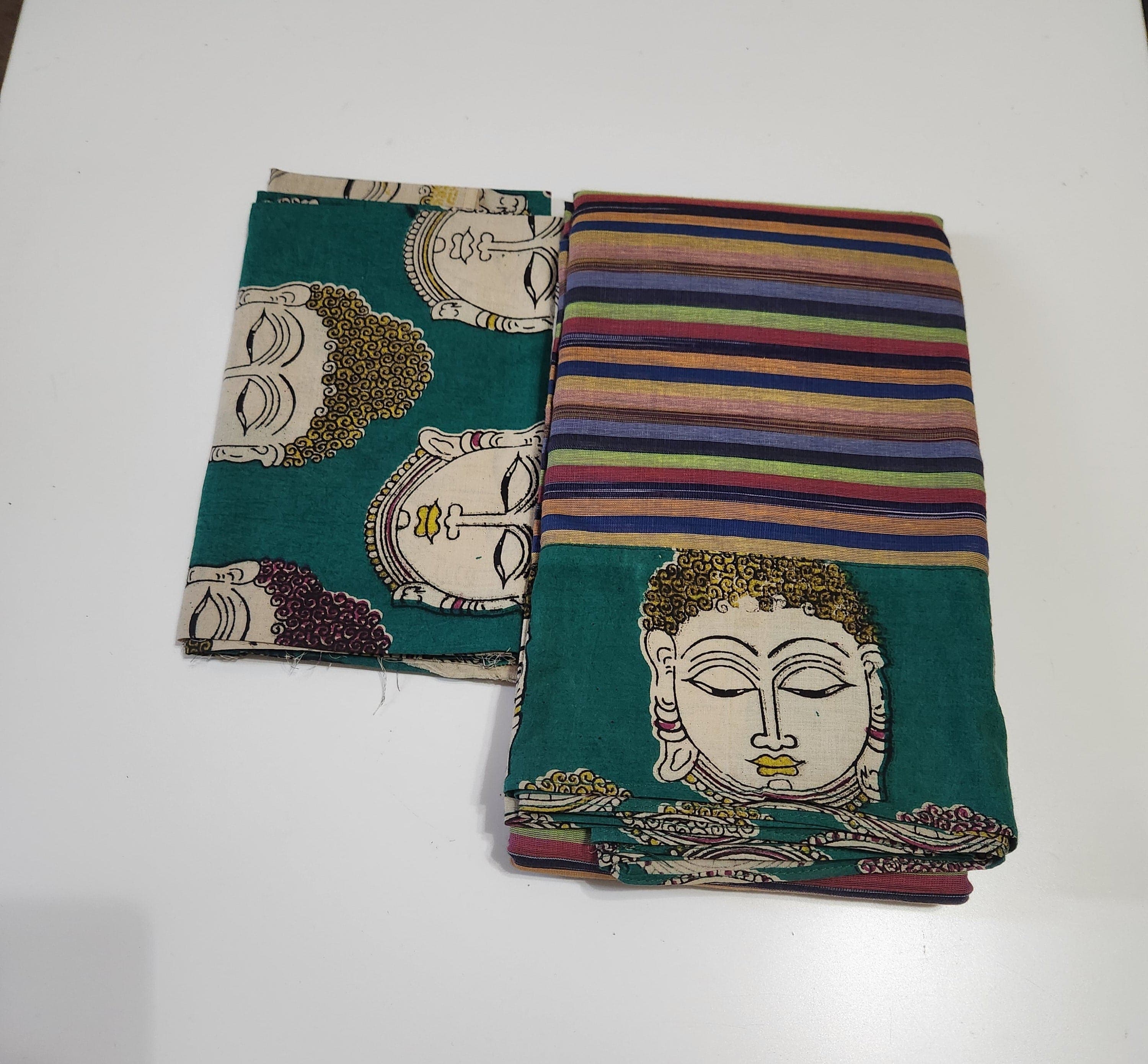 Practice Saree - Kalamkari with Blouse piece