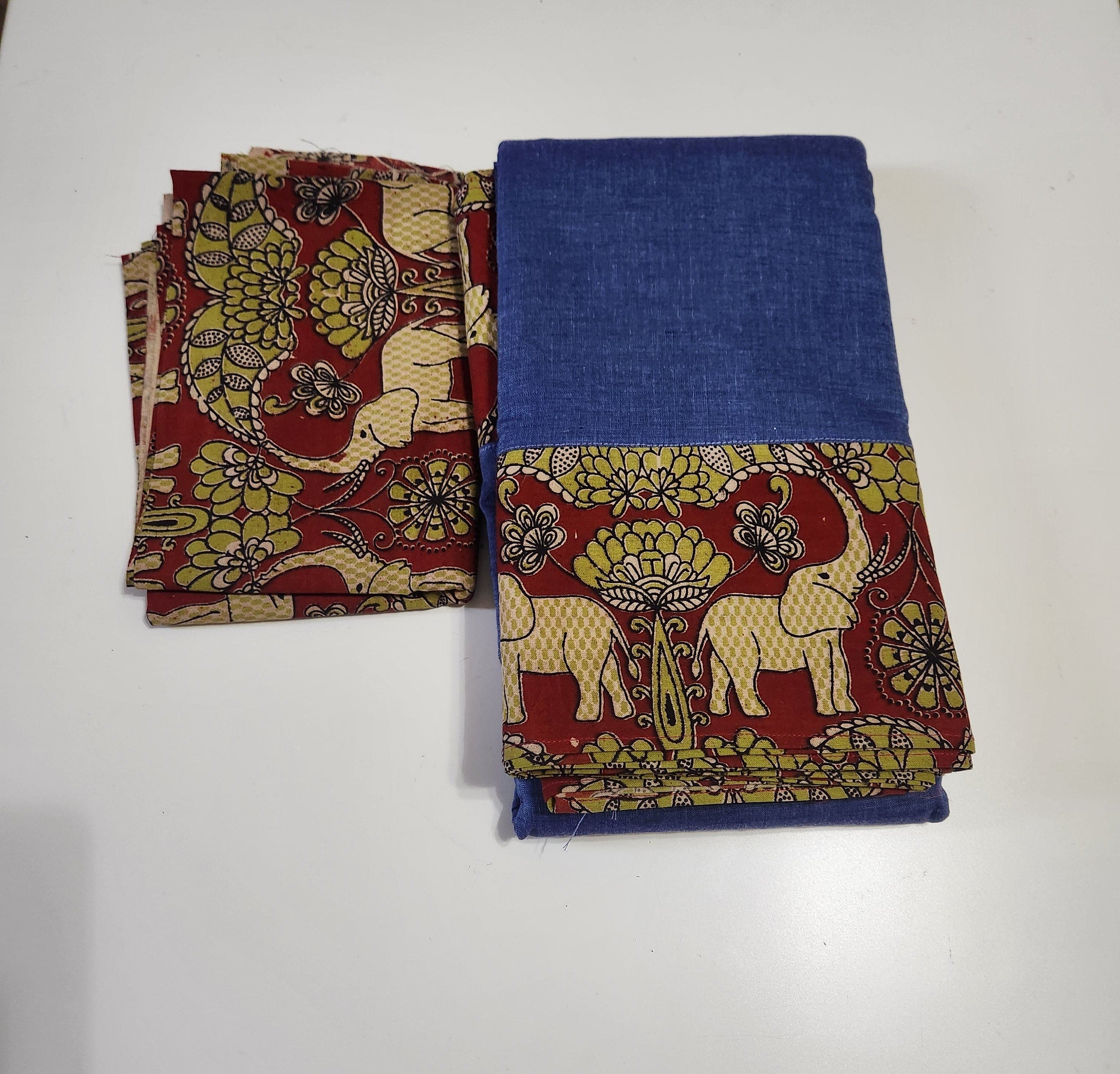 Practice Saree - Kalamkari with Blouse piece