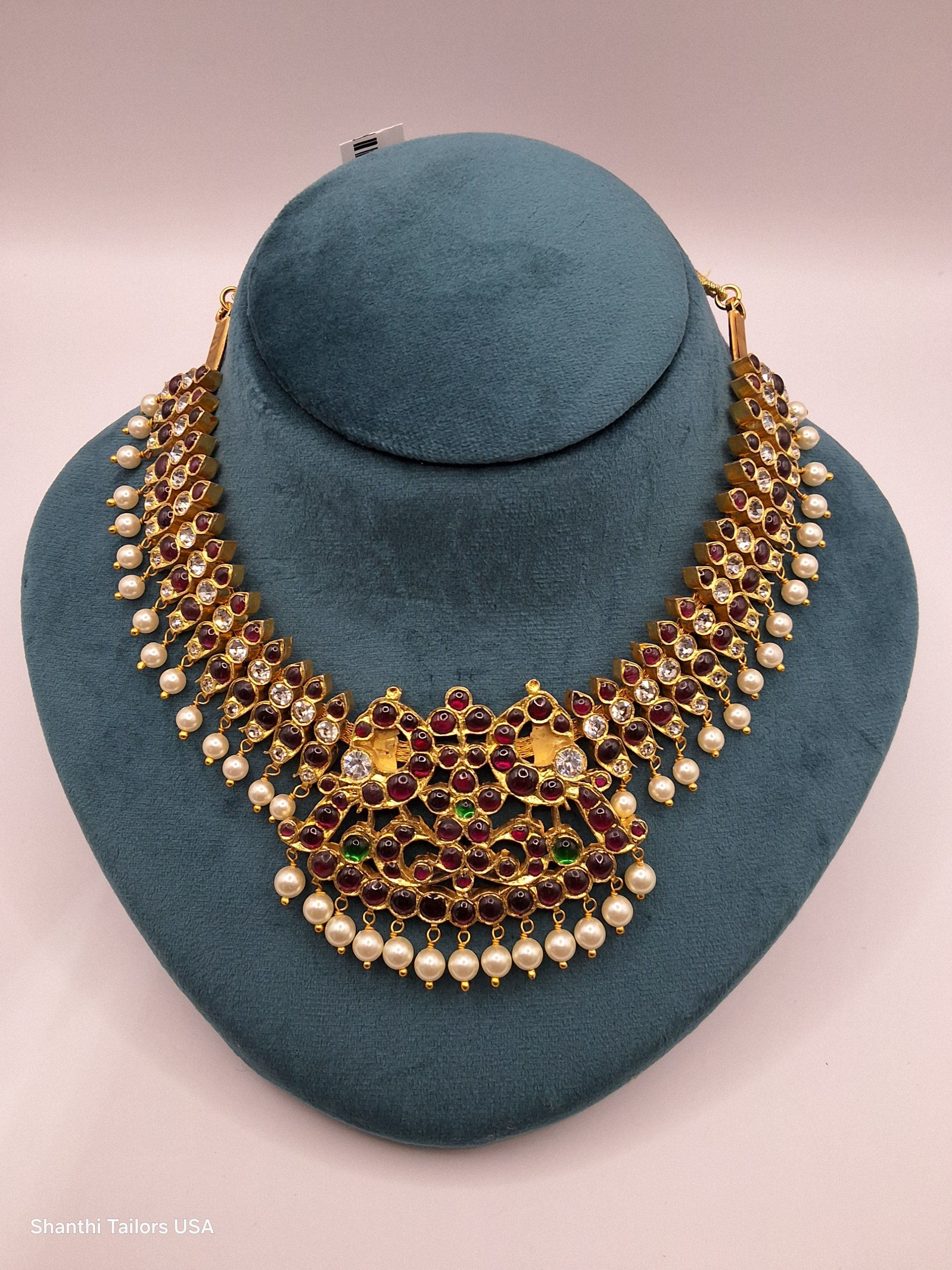 Big Mullai Short Necklace | Original Temple Jewelry ON PRE-ORDER