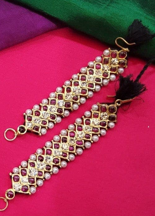Mattal Temple Jewellery | V Type | Original Temple Jewellery