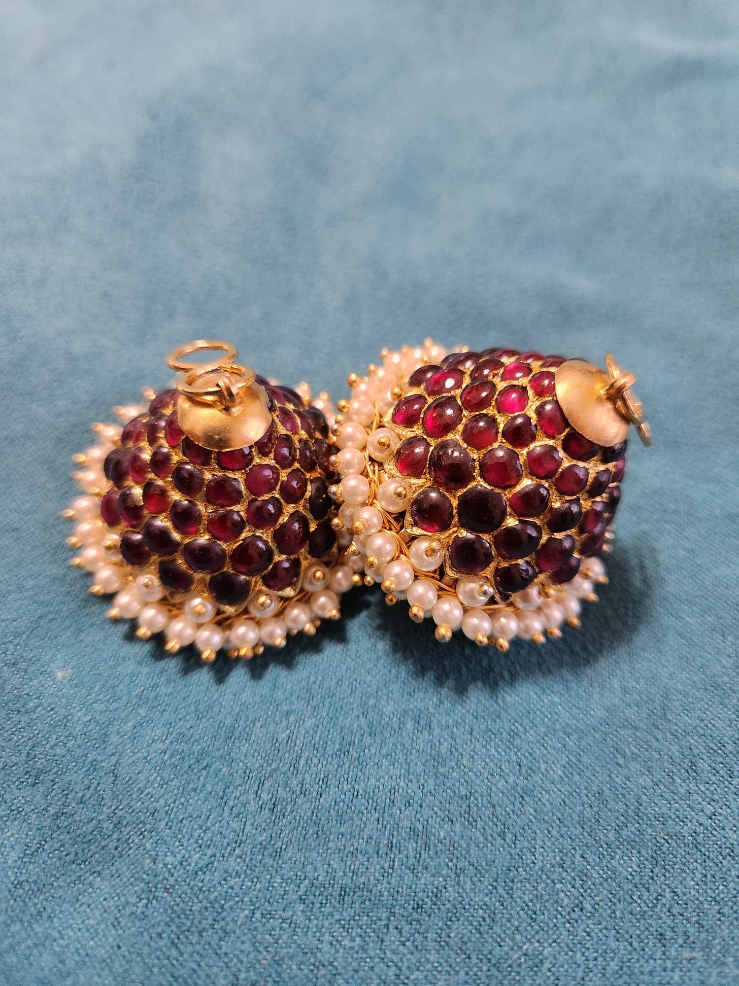 Jhumka/Jimmikki Temple Jewelry | 16 Bit | Original Temple Jewelry-ON PRE-ORDER