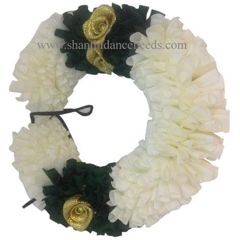 Flowers-WHITE GREEN