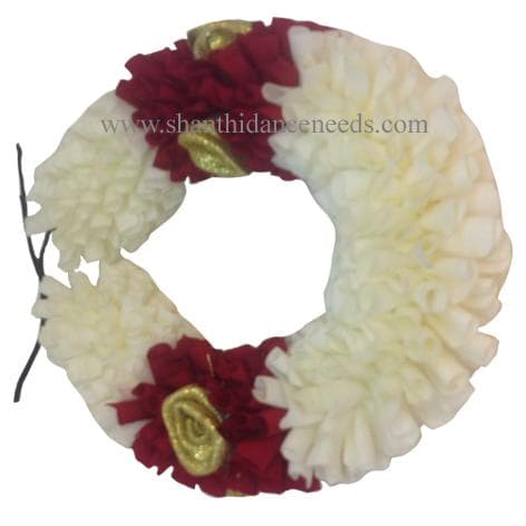 Flowers-WHITE RED