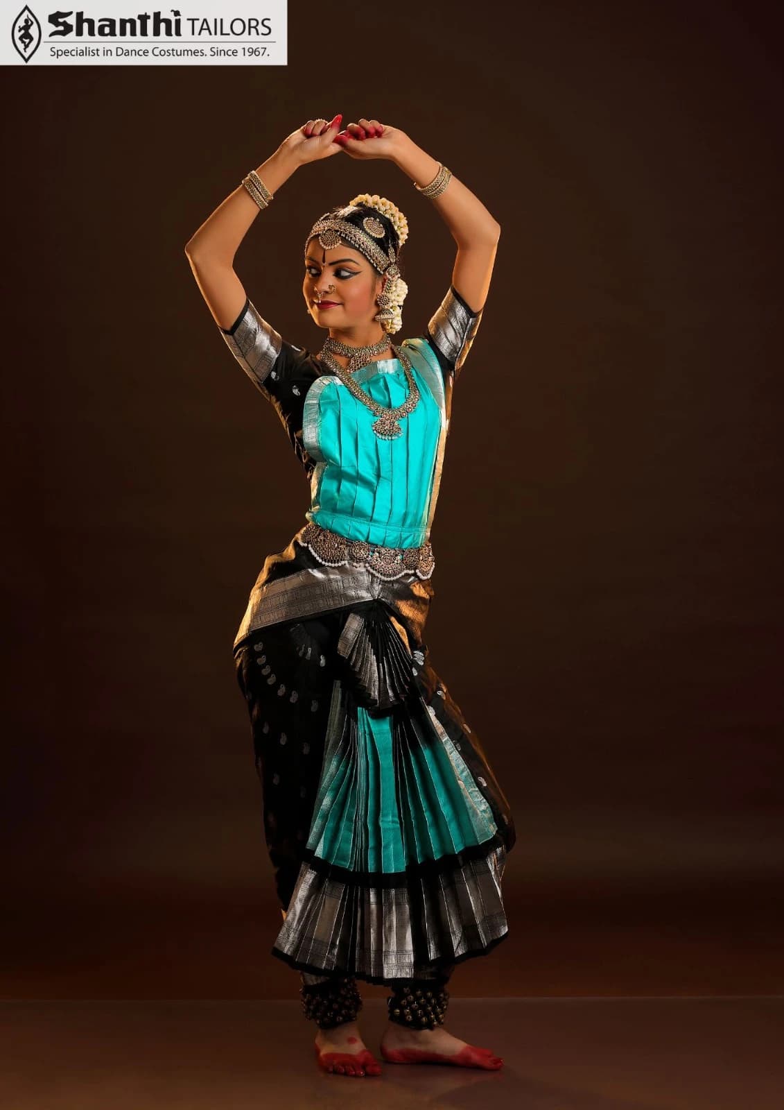Sun Fleets (Thalipil) Bharatanatyam Costume | Long Fan Style | Custom Tailored Silk (Est. 1967)