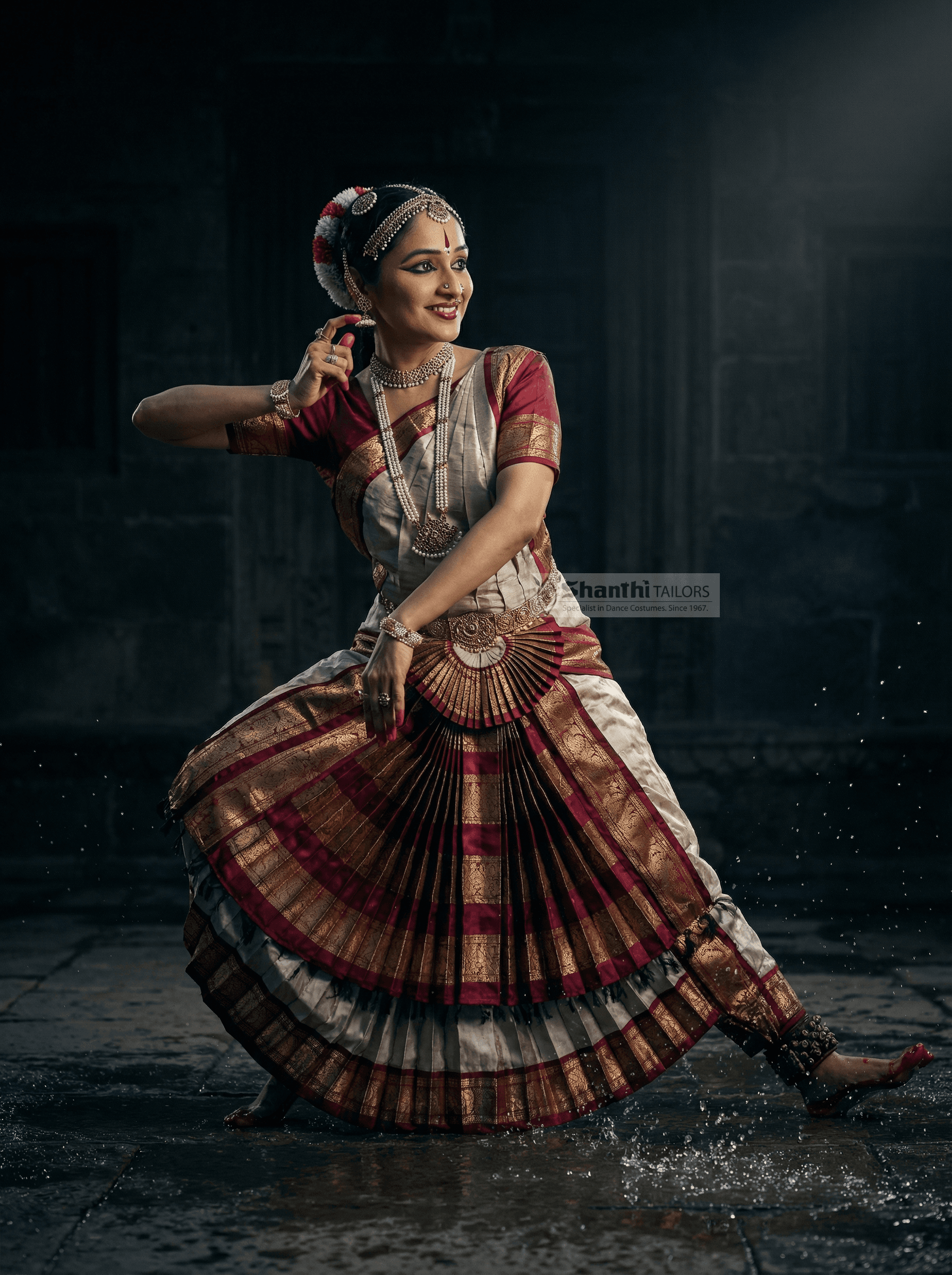 Kalashetra Style Pant Costume | Shanthi Tailors Bharatnatyam Costume Design | Custom Tailored Silk (Est. 1967)