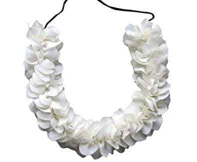 Flower - White Cloth | For Bharatnatyam and Kuchipidi Dance Makeup