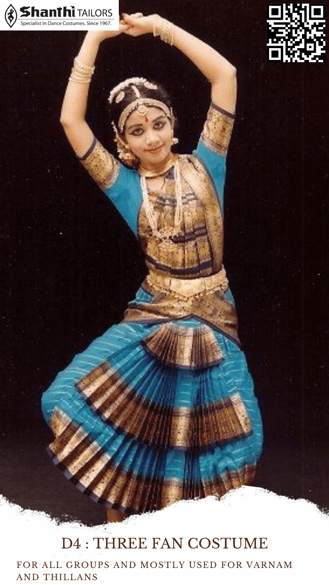 Dance Costume Bharatanatyam Shanthi Tailors