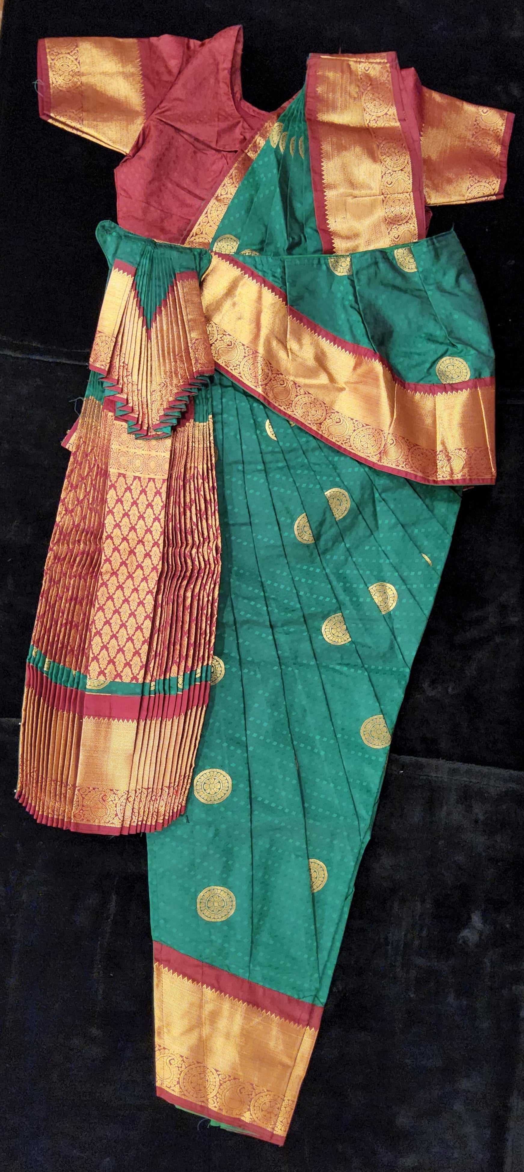 Bharatnatyam Dress | Readymade Dance Costume – Shanthi Tailors